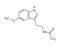 Melatonin structural formula of molecular structure