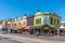 MELBOURNE, AUSTRALIA, JANUARY 1, 2020: Brunswick street at Fitzroy neighborhood of Melbourne, Australia