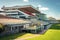 Melbourne, Australia - Spectator seating area at the Flemington racecourse