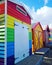 Melbourne colourful house beach rainbow