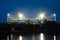 Melbourne Cricket Ground at twilight