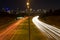 Melbourne freeway at night slow shutter