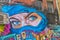 Melbourne graffiti blue eyes women
