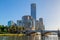 Melbourne Princes bridge cityscape