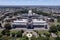 Melbourne's Iconic Royal Exhibition building with Melbourne Museum and surrounding suburbs