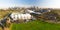 Melbourne Skyline Aerial with AAMI Park Stadium