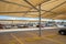Melbourne, VIC/Australia-Jan 29th 2020: car park with shade canopies in a shopping centre.