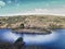 Meldon Reservoir Island , Dartmoor National Park, devon