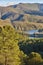 Melero meander mountain and river landscape in Caceres, Extremadura, Spain