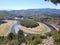 Melero meander seen from a height