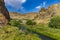 Melik Tangi Bridge Vorotan river landscape scenic Syunik Armenia landmark