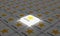 Melitopol, Ukraine - November 21, 2022: Sapporo logo icon isolated on shape of cubes. Sapporo is the oldest brand of