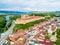 Melk Monastery aerial view