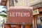 Mellieha, Malta, 30 december 2018 - Letter box in front of silversmith house in popeye village