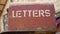 Mellieha, Malta, 30 december 2018 - Letter box in front of silversmith house in popeye village