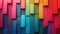 Melodic Rainbow: Abstract Piano Keyboard as Vibrant Wallpaper Background - This title highlights the colorful and abstract