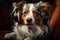 Melodious Bliss: Joyful Dog Grooves to Music with Headphones. Generative AI