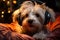 Melodious Bliss: Joyful Dog Grooves to Music with Headphones. Generative AI