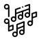 Melody Music Mono And Treble Notes Vector Icon