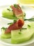 Melon, parma ham, chive