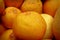 Melons on the counter of the store