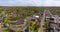 Melrose city aerial view, Massachusetts, USA