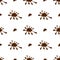 Melted Chocolate Blot Seamless Pattern