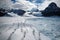 Melting Antarctic glacier