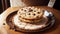 Melting Butter on a Chocolate Chip Cookie A Delicious Delight.AI Generated