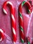 Melting candy canes on waxed paper