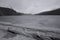 Melting frozen lake, Andes landscape in Tierra Del fuego, Ushuaia, Argentina