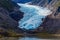 Melting Ice Tongue of Bear Glacier BC Canada