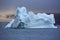 Melting Iceberg in Arctic ocean