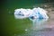 Melting iceberg in Mendenhall Lake