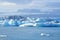 Melting icebergs at Jokulsarlon lagoon, Iceland