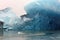 Melting icebergs from Vatnajokull glacier floating in Jokulsarlon lagoon