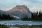 Melting Snow Forms Pond Along Hidden Lake Trail