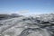 Melting surface of Vatnajokull glacier, Iceland