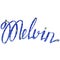 Melvin name lettering tinsels