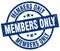 members only round grunge stamp
