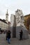 `Memorial against war and fascism` is located in the square of Helmut Zilka former Albertinaplatz in Vienna.