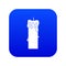 Memorial candle icon digital blue