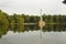 Memorial Column on the lake