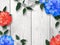 Memorial Day Flower Border Background