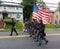 Memorial Day Parade, Historical Reenactment, Regiment Marching, USA