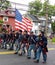 Memorial Day Parade, Historical Reenactment, Regiment Marching, USA