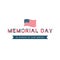 Memorial day, remember and honor usa patriotic holiday