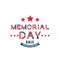 Memorial day, remember and honor usa patriotic holiday