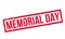 Memorial Day rubber stamp
