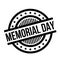 Memorial Day rubber stamp